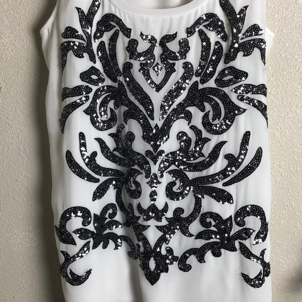 Express tank with sequin - Picture 2 of 9